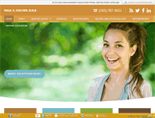 Tablet Screenshot of paulculverdds.com